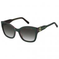 Солнцезащитные очки , кошачий глаз, оправа: пластик, для женщин, черный Marc Jacobs
