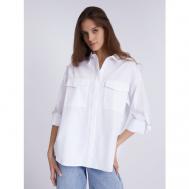 Рубашка  , размер XL, белый ZOLLA