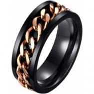 Кольцо , нержавеющая сталь, размер 17 DG Jewelry