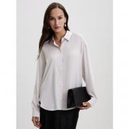 Блуза  , повседневный стиль, длинный рукав, размер XL, белый ZARINA