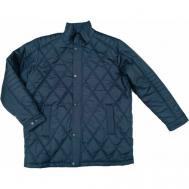 куртка , демисезон/зима, силуэт прямой, размер 7XL(64), синий Olser