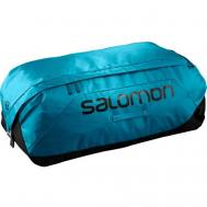 Сумка-баул сумка-рюкзак  OUTLIFE DUFFEL 100 LC1516400, 100 л, 49х38х84 см, ручная кладь, отделение для обуви, отделение для мокрых вещей, ультралегкая, голубой SALOMON