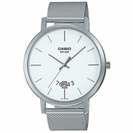 Наручные часы  Collection Японские наручные часы  Collection MTP-B100M-7E, белый, черный Casio