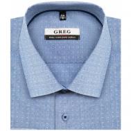 Рубашка , размер 186-194/39, голубой Greg