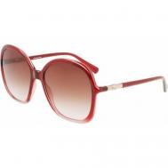 Солнцезащитные очки , красный Longchamp