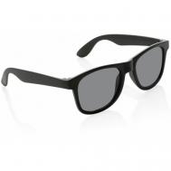 Солнцезащитные очки , вайфареры, оправа: пластик, складные, с защитой от УФ, черный XD COLLECTION