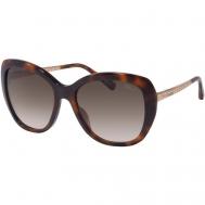 Солнцезащитные очки , бабочка, оправа: пластик, градиентные, для женщин, коричневый Chopard