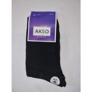 Носки , размер 40-46, черный AKSO