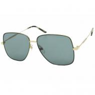 Солнцезащитные очки  619/S, бабочка, оправа: металл, с защитой от УФ, для женщин, зеленый Marc Jacobs