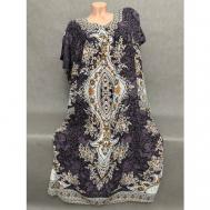 Платье , короткий рукав, карманы, размер 54-64, серый P.S.O Plus Shop Online