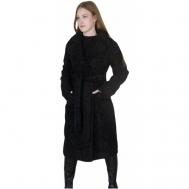 Пальто  демисезонное, размер 50, черный 365 clothes