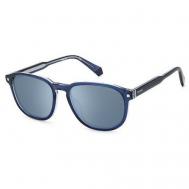 Солнцезащитные очки , синий, бесцветный Polaroid
