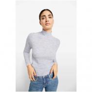 Пуловер , длинный рукав, прилегающий силуэт, размер XL, фиолетовый Cinque