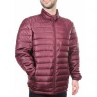 куртка  демисезонная, карманы, грязеотталкивающая, ветрозащитная, водонепроницаемая, без капюшона, размер 46/48, бордовый Фабричный Китай
