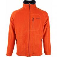 Толстовка , силуэт прямой, удлиненная, утепленная, размер 50, оранжевый Montanasport