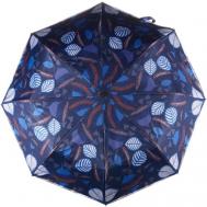 Мини-зонт , автомат, 3 сложения, 8 спиц, для женщин, синий Mellizos