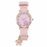 Наручные часы Часы наручные женские "Цветочек", розовые, мультиколор Top Market