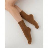 Женские носки , размер 43/45, коричневый TOD OIMS
