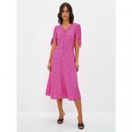 Платье , вискоза, размер 46, розовый IRINA YUZIFOVICH