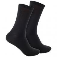 Носки , 3 пары, размер 41-46, черный Весёлый носочник