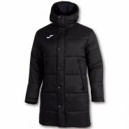 куртка , демисезон/зима, силуэт прямой, подкладка, несъемный капюшон, стеганая, утепленная, внутренний карман, карманы, размер 2XL, черный Joma