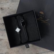 Парные Hi-Tech браслеты c Meta-посланием (Инь&Янь - мужская и женская энергия)- оригинальный парный подарок для двоих годовщина, свадьба Jewel Cocktail