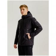 Куртка , силуэт прямой, водонепроницаемая, размер M, черный ANTA