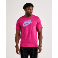 Футболка , силуэт прямой, размер M, розовый Nike