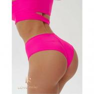 Плавки бразильяна , размер 40 (XS), розовый, фуксия Love Skin