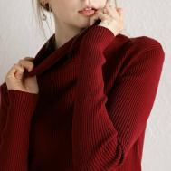 Пуловер , размер EL, бордовый beutyone