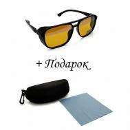 Солнцезащитные очки , спортивные, поляризационные, для мужчин, черный MARX