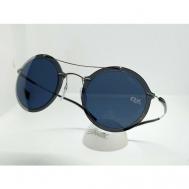 Солнцезащитные очки  8705 7000, круглые, ударопрочные, с защитой от УФ, устойчивые к появлению царапин, серебряный SILHOUETTE