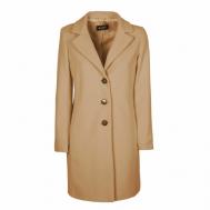 Пальто  , размер L, бежевый, коричневый EMME MARELLA