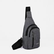 Рюкзак слинг , серый MikiMarket