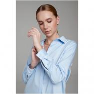 Рубашка  , размер 42, голубой IRINA EGOROVA
