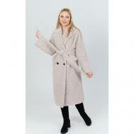 Пальто  демисезонное, размер 46, серый 365 clothes