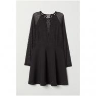 Платье , размер 4, черный H&M