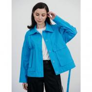 Куртка  , размер XL (54-56), синий, голубой Модный дом Виктории Тишиной