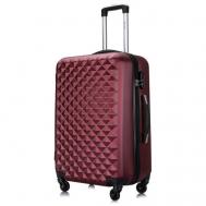 Умный чемодан  Phatthaya, 81 л, размер M, красный, бордовый L'Case