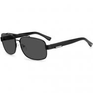 Солнцезащитные очки , прямоугольные, оправа: металл, для мужчин, черный DSquared2