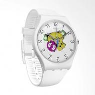 Наручные часы  suow148, белый Swatch