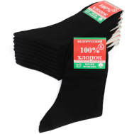 Мужские носки , 20 пар, классические, размер 27 (41-42), черный Не определен