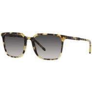 Солнцезащитные очки , квадратные, оправа: пластик, градиентные, для женщин, коричневый Dolce&Gabbana