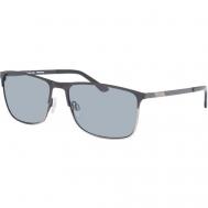 Солнцезащитные очки , прямоугольные, оправа: металл, поляризационные, для мужчин, черный Jaguar
