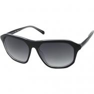 Солнцезащитные очки , прямоугольные, оправа: пластик, градиентные, для мужчин, черный Guess