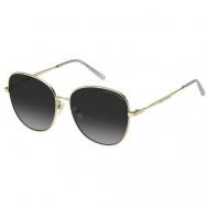 Солнцезащитные очки , круглые, оправа: металл, градиентные, для женщин, золотой Marc Jacobs
