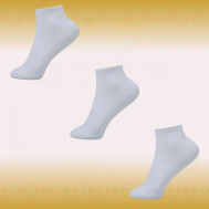 Носки , 3 пары, размер 36 - 41, черный, белый P2P Online