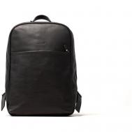 Рюкзак , натуральная кожа, отделение для ноутбука, черный HardCraft