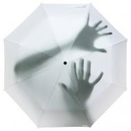 Зонт , автомат, 3 сложения, купол 96 см., 8 спиц, для женщин, бирюзовый RainLab
