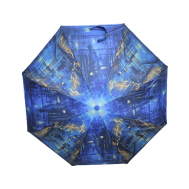 Зонт , механика, 5 сложений, купол 93 см., 8 спиц, для женщин, фиолетовый frei Regen